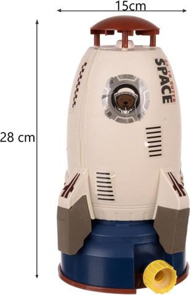 Kruzzel 24960 Detský zavlažovač v tvare rakety Obrázok produktu 
