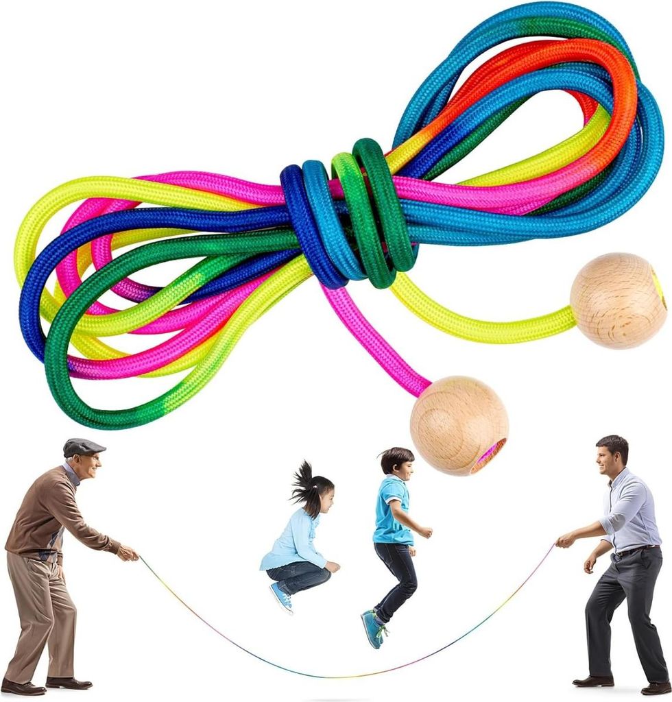 Springseil für mehrere Personen – 5-Meter-Springseil – Produktbild 