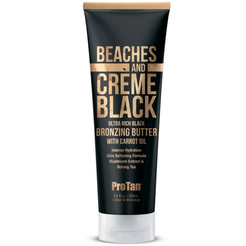 ProTan Beaches & Crème Black Bronzer 250ml - Accélérateur de Bronzage Intense
