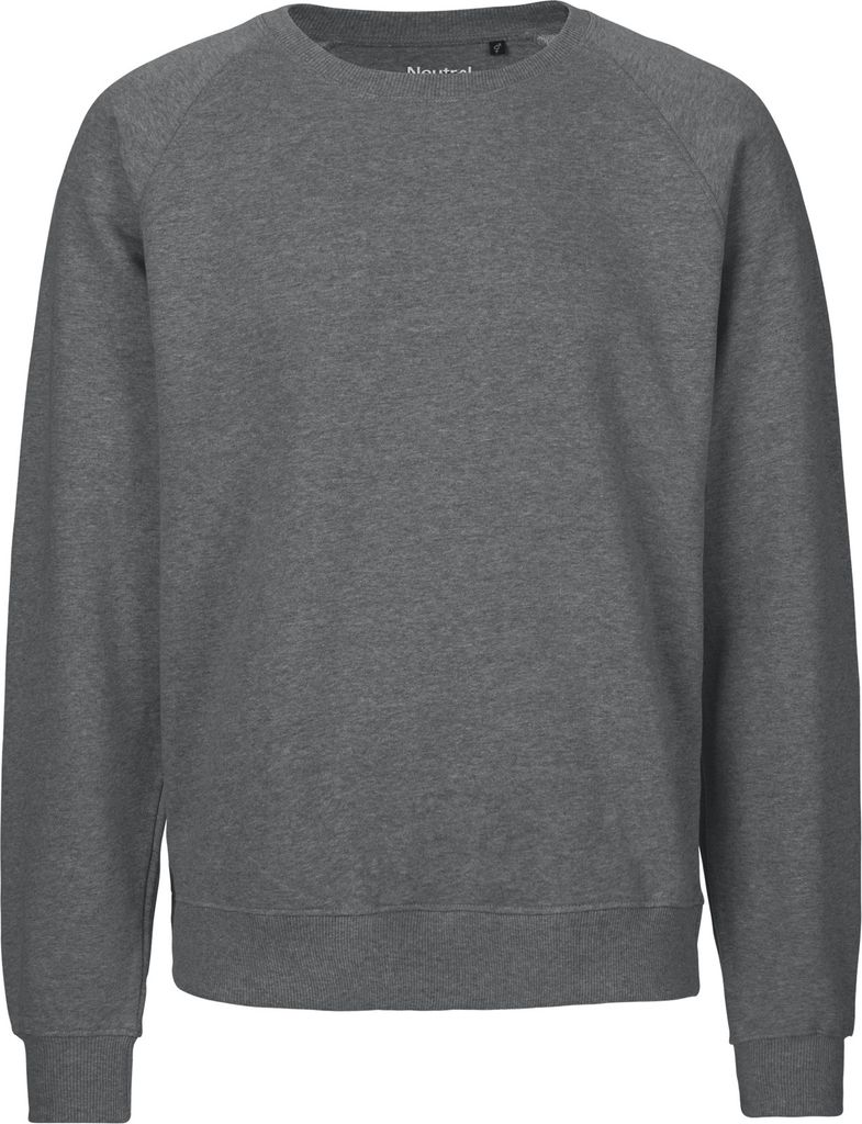 Neutral O63001 | Uni Sweatshirt / 100% Fairtrade-Baumwolle - Farbe: Dark Heather - Größe: L