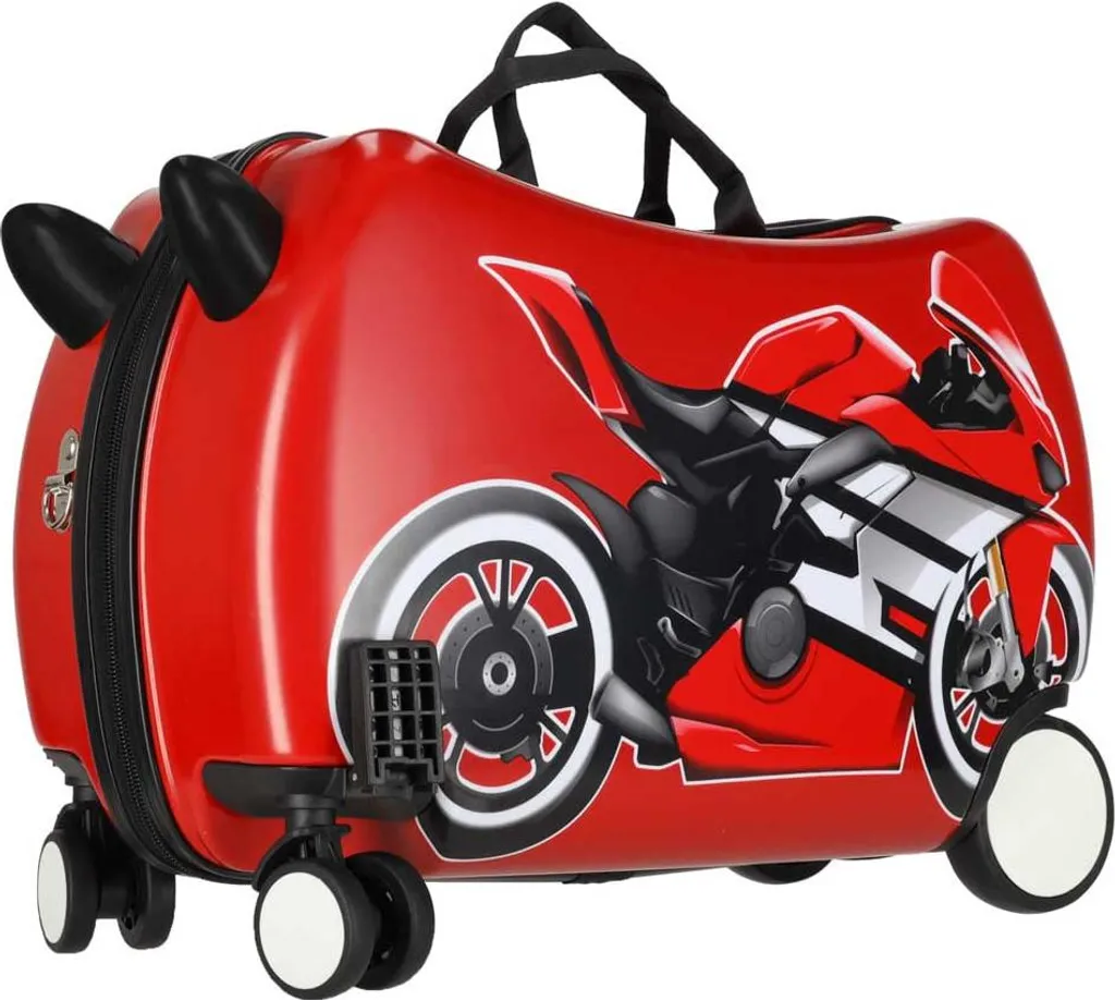 Valise à roulettes enfant robuste avec roues pivotantes silencieuses - 4