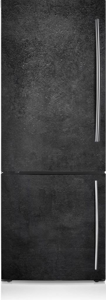 Aufkleber Kühlschrankmagnete Dekoration Kühlschrankfolie 60x205 cm - Schwarzer Hintergrund
