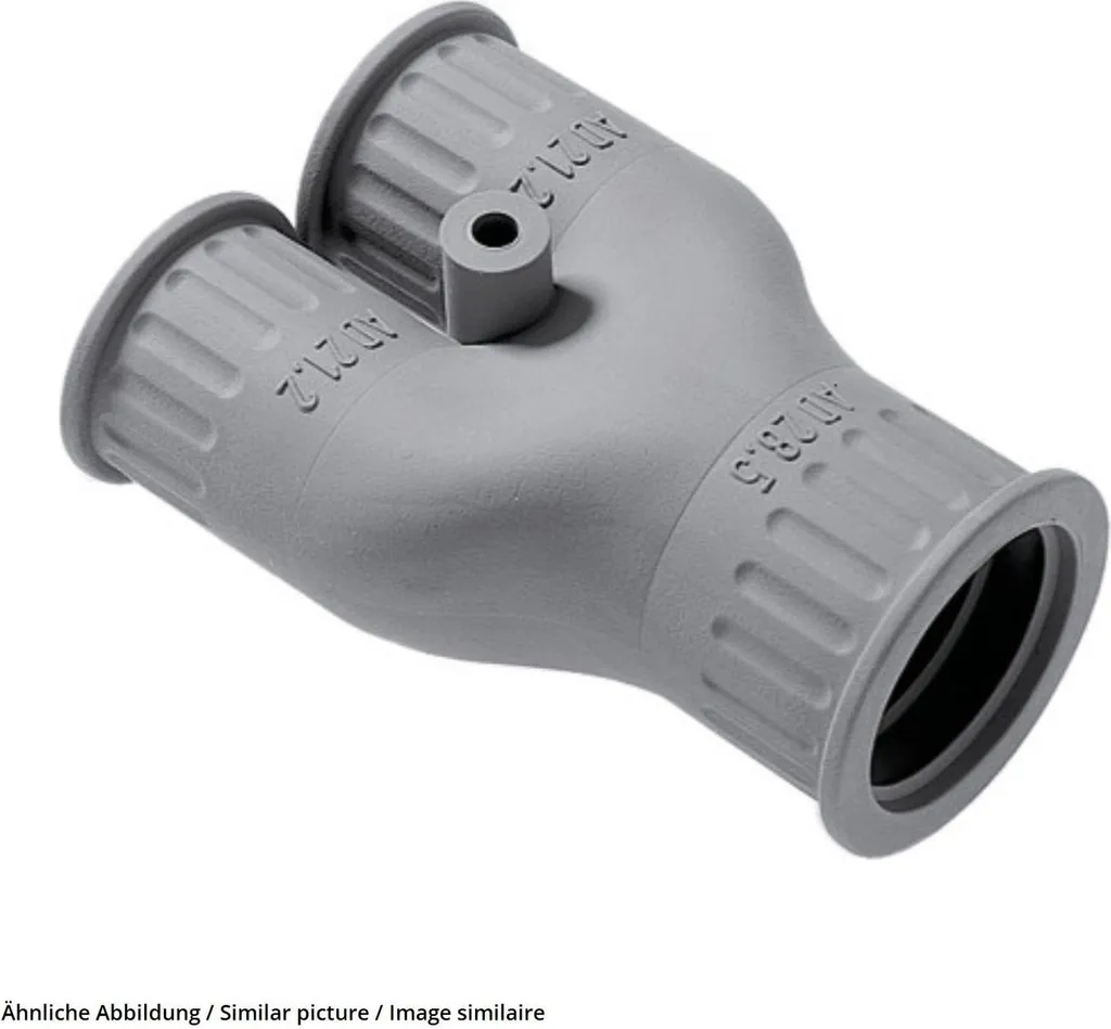 Bifurcation de Gaine Silvyn Klick-Y TPE 2X21/1X28 BK pour Maintenance