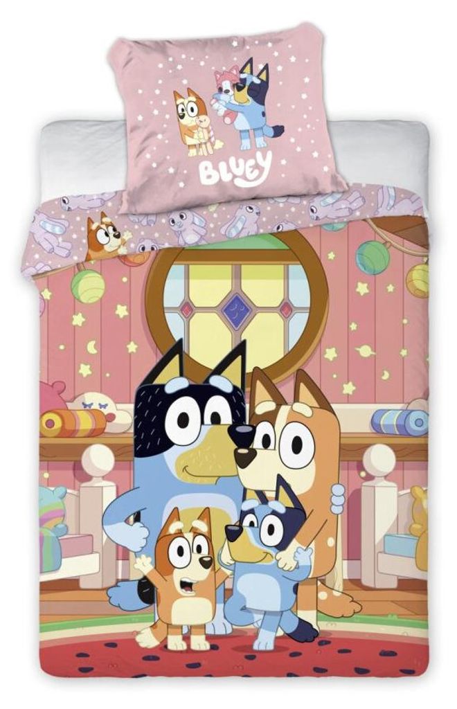 Bluey Bettbezug family 140 x 200 cm - Baumwolle