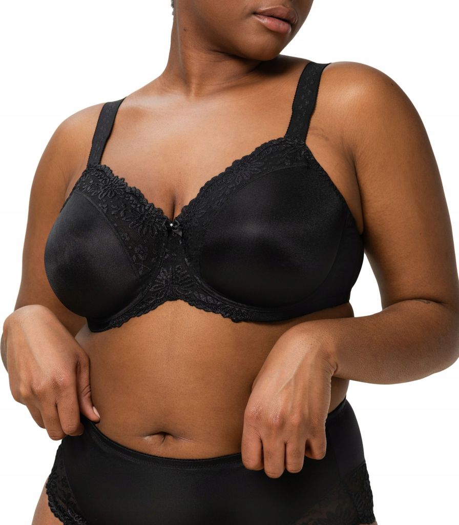 Triumph Ladyform Soft, Minimizer, Czarny, Wzór, Damski, Zdjęcie produktu 