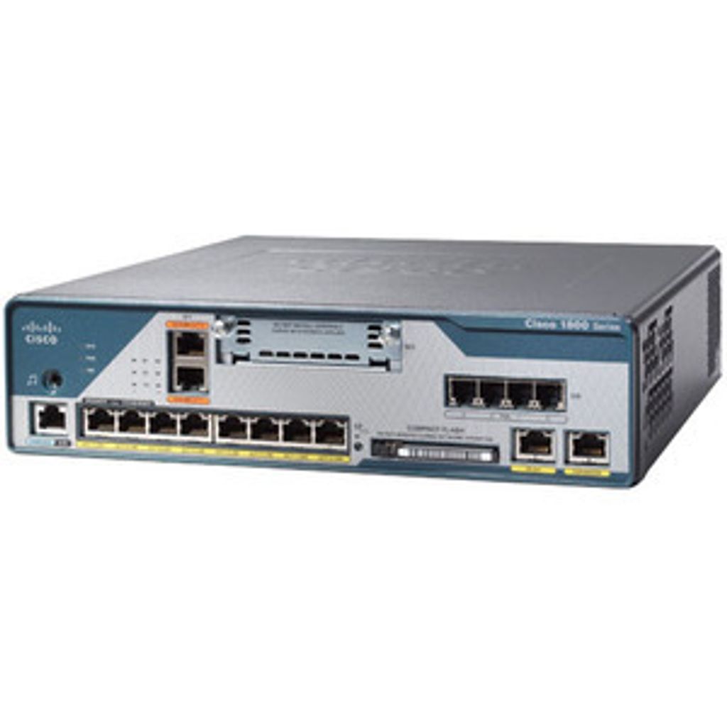 Cisco 1861, 10, 100 Mbit/Sek, Ethernet (RJ-45), IEEE 802.3af, 8 Benutzer, HTTP, Cisco IOS