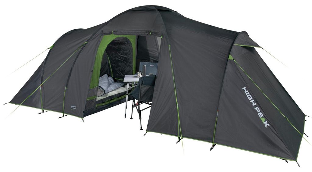 High Peak Kuppelzelt Como 6.0, Zelt, (mit 2 Schlafräumen) Produktbild 
