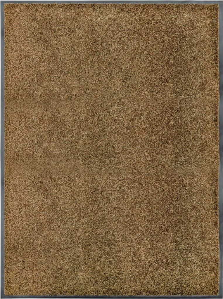 Fußmatte Waschbar Braun 90x120 cm