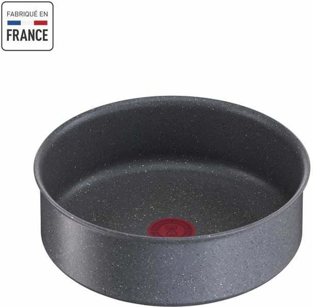 TEFAL INGENIO Natural Force Schmorpfanne 24 cm, Induktion, antihaftbeschichtet, stapelbar, spülmaschinenfest, hergestellt in Frankreich L3963502