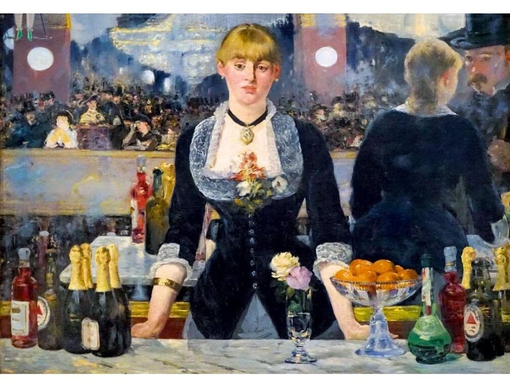Bluebird Puzzle Kunstpuzzle Édouard Manet A Bar at the Folies-Bergère 1000 Teile