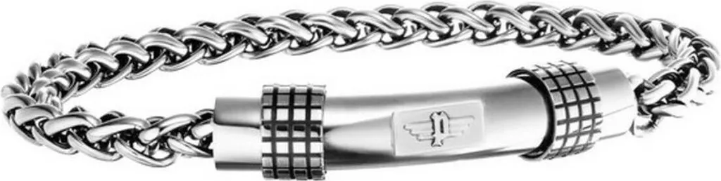 Regalo Donna Bracciale Police S14ALB03B - Acciaio Silver 18cm