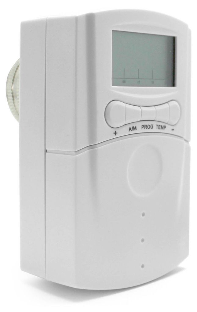 Programmierbares Thermostatventil für Heizung Typ ON/OFF