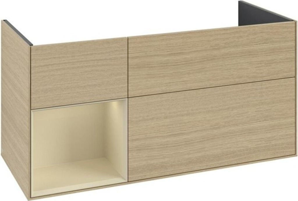 V&B Waschtischunterschrank Finion 119,6x59,1cm, Reg li si Gr m Lac, Oa ven