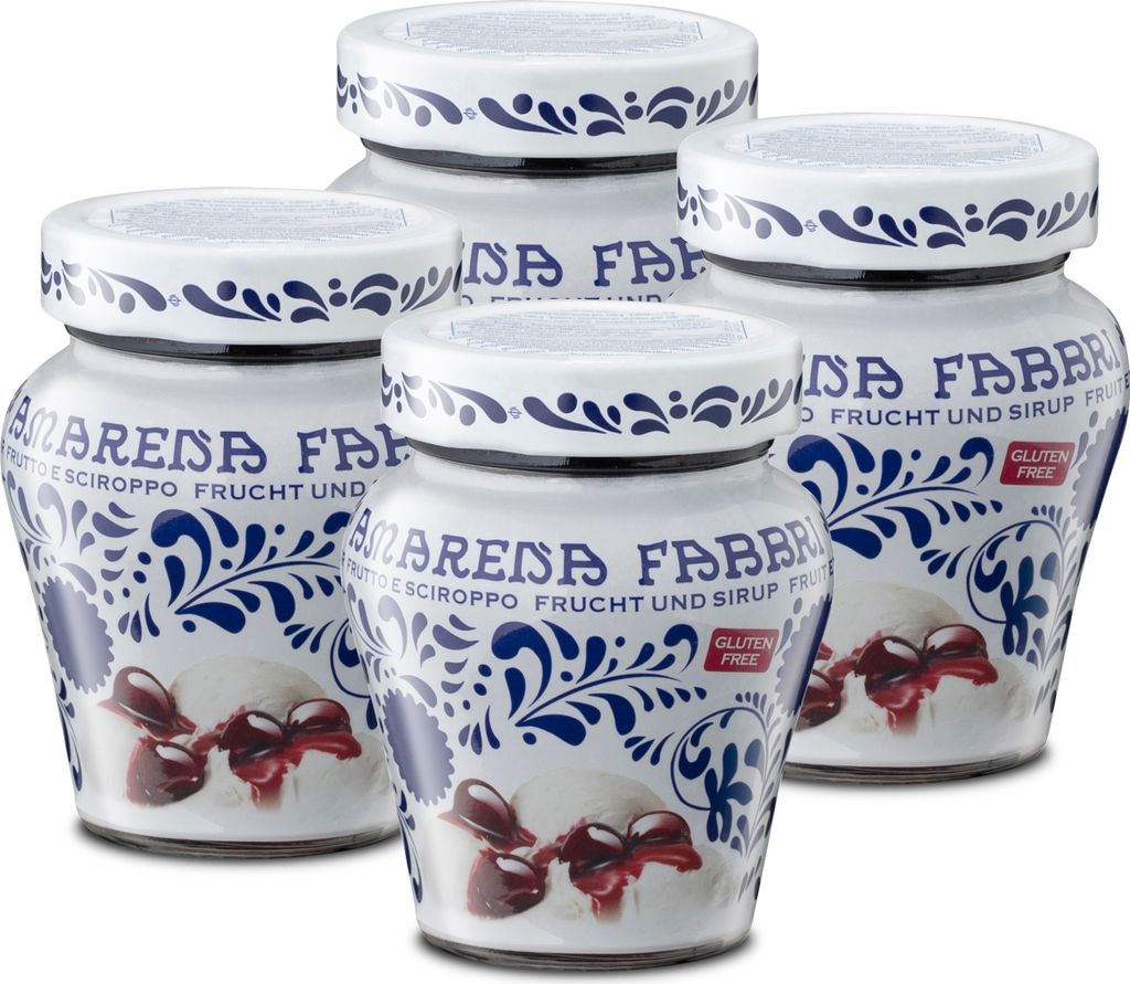 Food-United AMARENA FABBRI 1905 4x230g Amarenakirschen aus Produktbild 