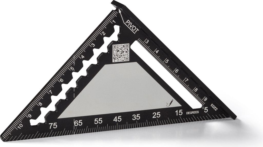 Hultafors Anschlagdreieck MMRS 110 mm, 45°- und 90°-Winkel, Messwerkzeug