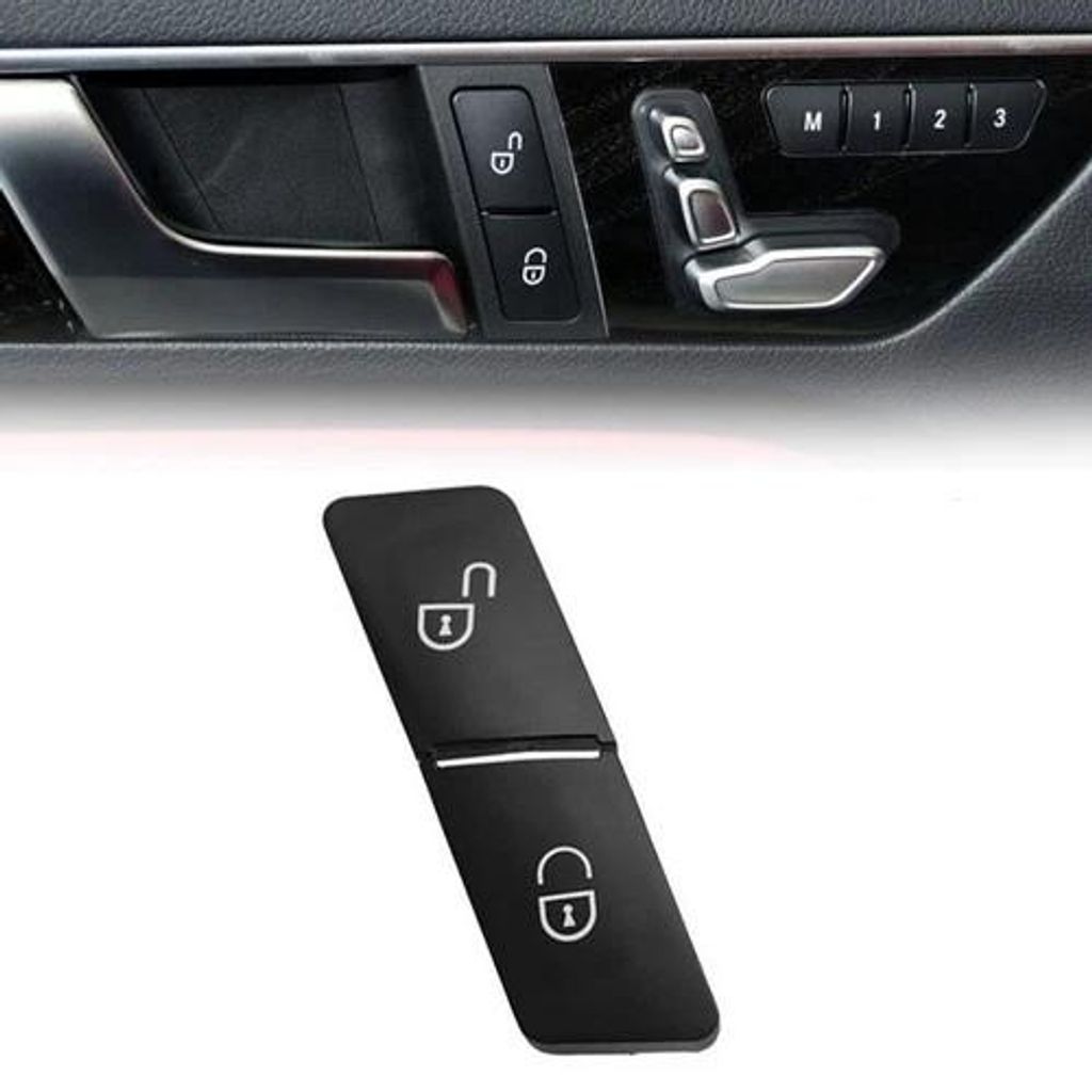 Schalterknopf Für Zentralverriegelung Vorne Links Für Mercedes-Benz W176 W246 W204 W212 X204 W166 W292 W463 W156 W117