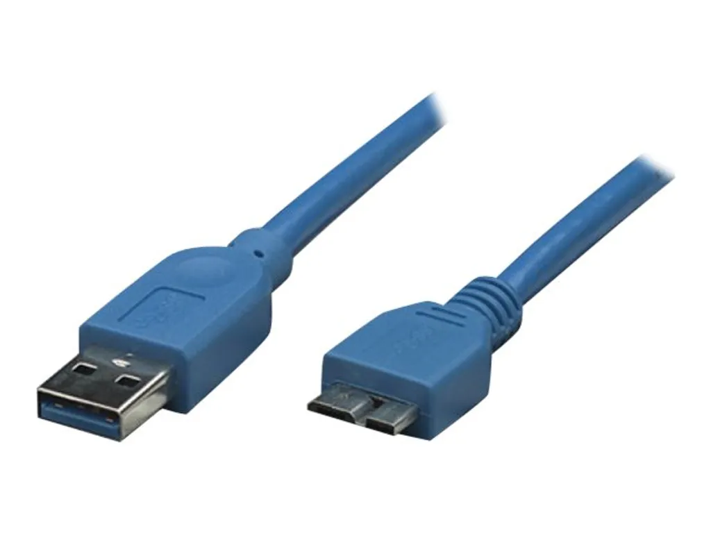 Techly Cavo USB 3.0 Blu 0.5m ICOC-MUSB3-A-005 | Backup Ultra Rapidi