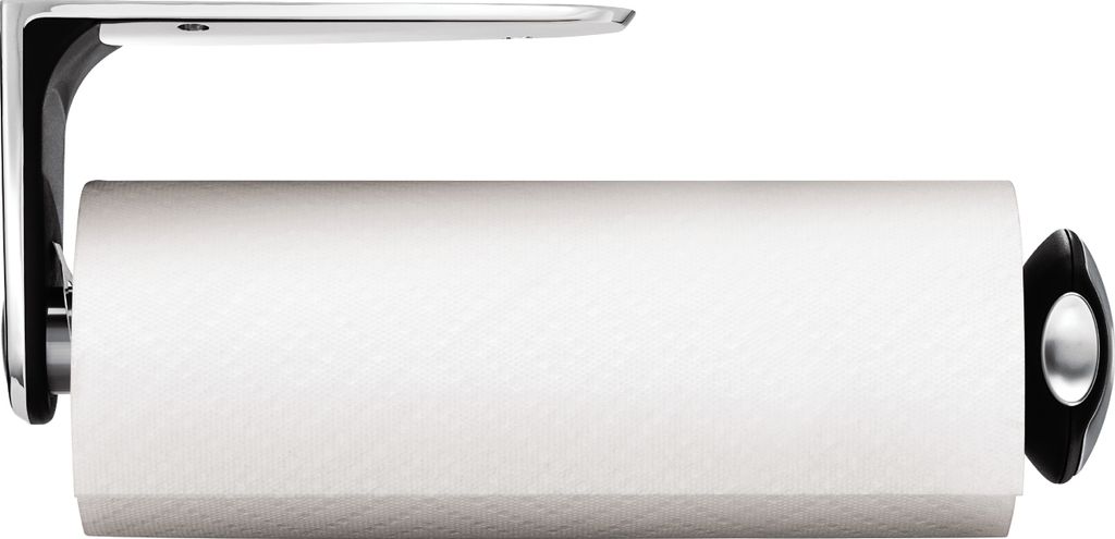 simplehuman Küchenrollenhalter mit Wandhalterung, Edelstahl - 12,4 x 7,6 x 33,3 cm; KT1024