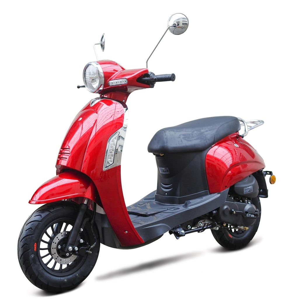 Motorroller Massimo 50ccm 45km/h Euro5, rot GT Union Produktbild 