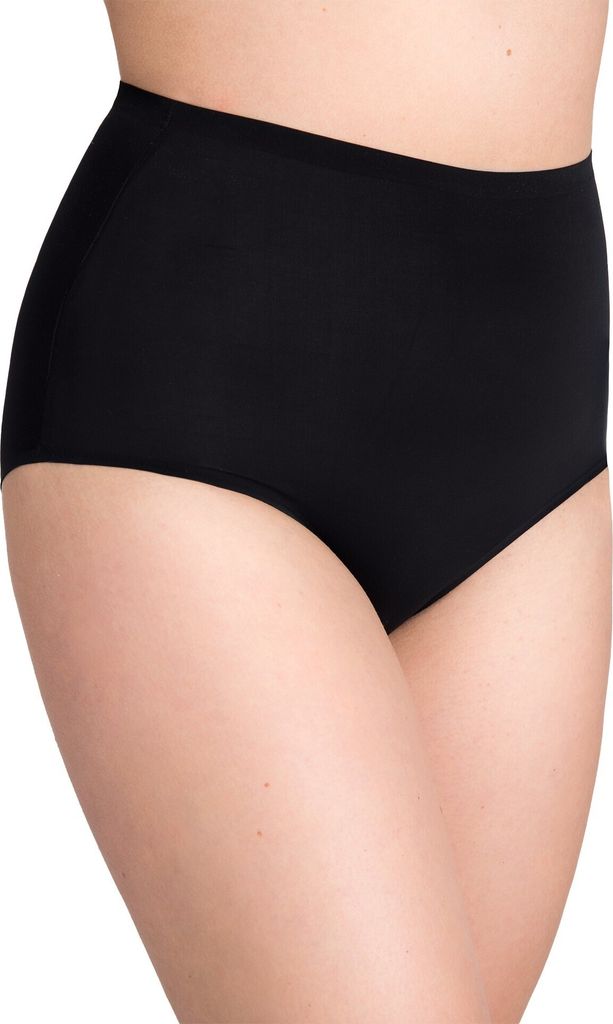 Damen Bikiniunterteil mit hoher Taille Laserschnitt schwarz XL YOCLUB