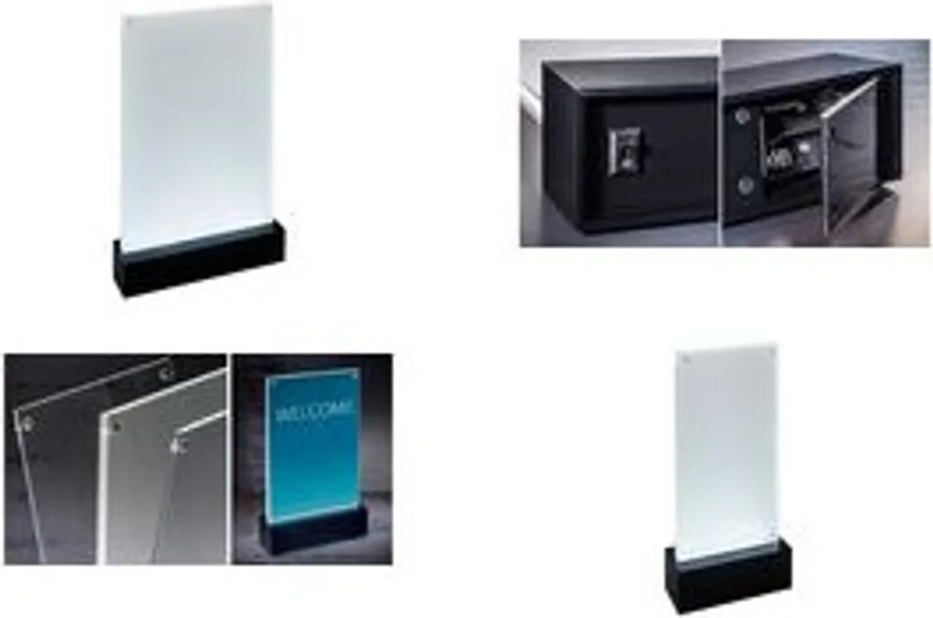 Support Publicitaire LED A4 pour Accueil et Réception Sigel Luminous - 2
