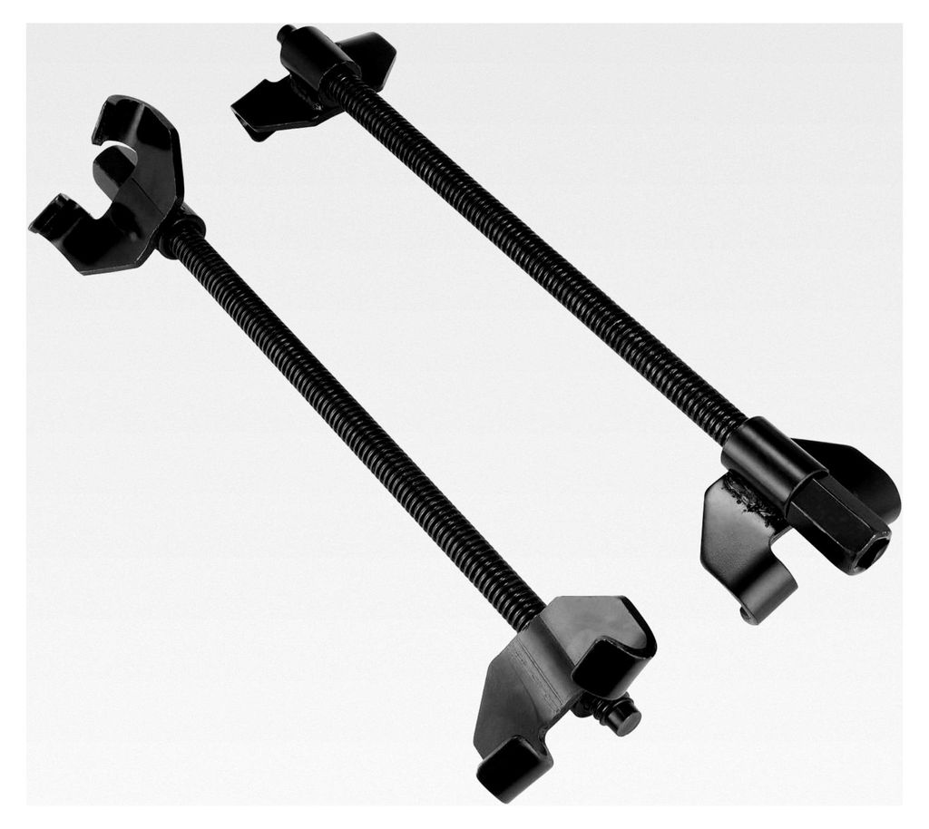 2-teiliges Set Federspanner für Federbeine 380 mm Universal Spannweite für PKW-Bereich Tieferlegung Stoßdämpfer Montagespanner