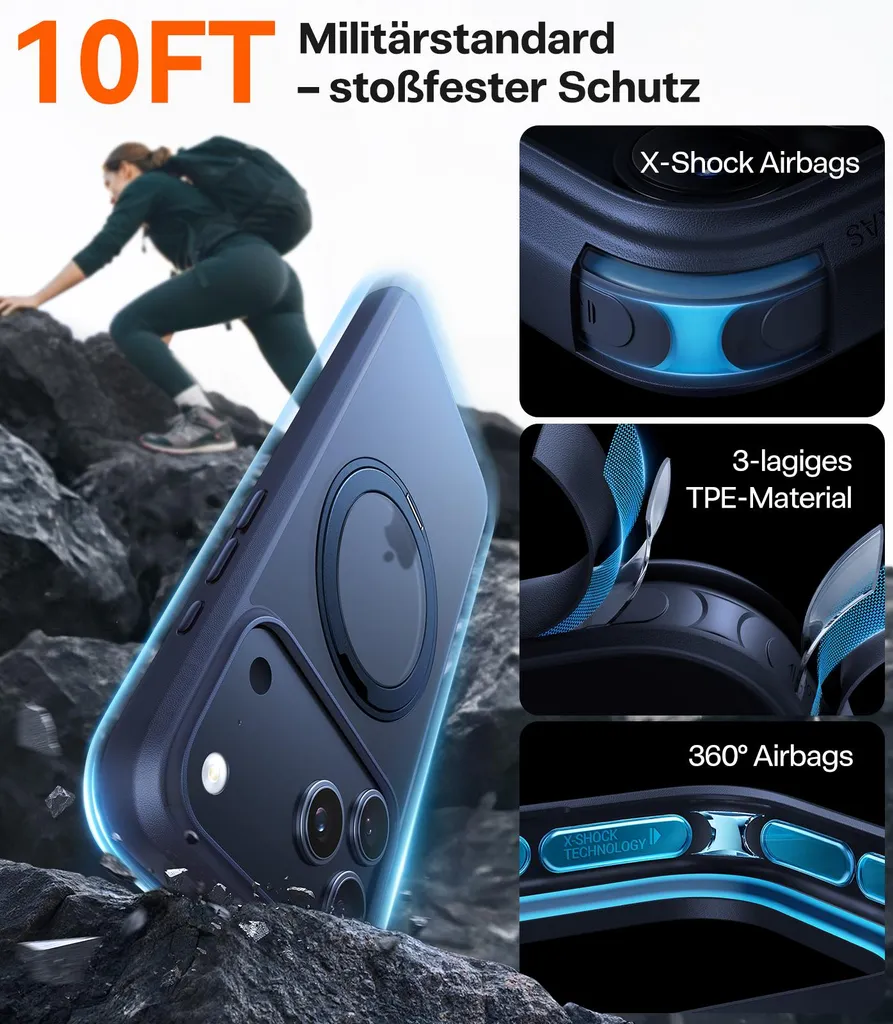 Coque de protection iPhone 17 Pro Torras Ostand Pro antichoc - 8