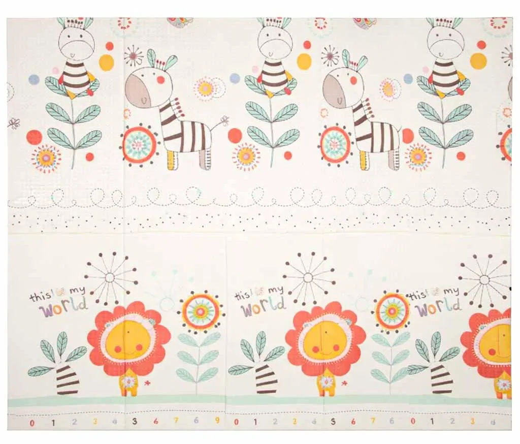 Tapis de jeu bébé pliable 180x200 cm : fini le froid et les sols durs