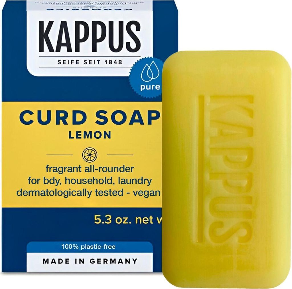 Sapone di cagliata Kappus al limone (150g) Immagine del prodotto 