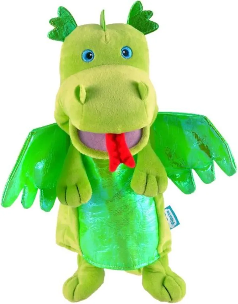 Marionnette à main Dragon pour l'éveil et l'expression orale enfant