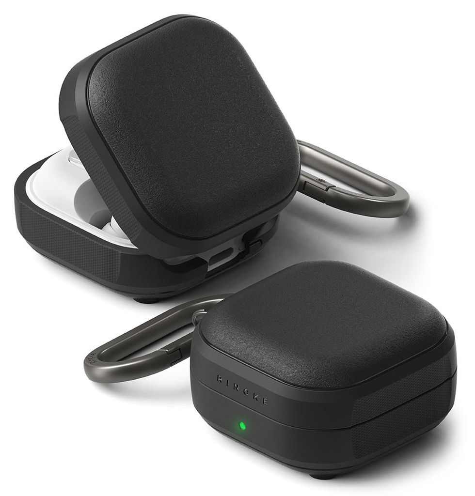 Schutzhülle für Galaxy Buds 4 / 4 Pro, Ringke Onyx Magnetic mit MagSafe, Schwarz