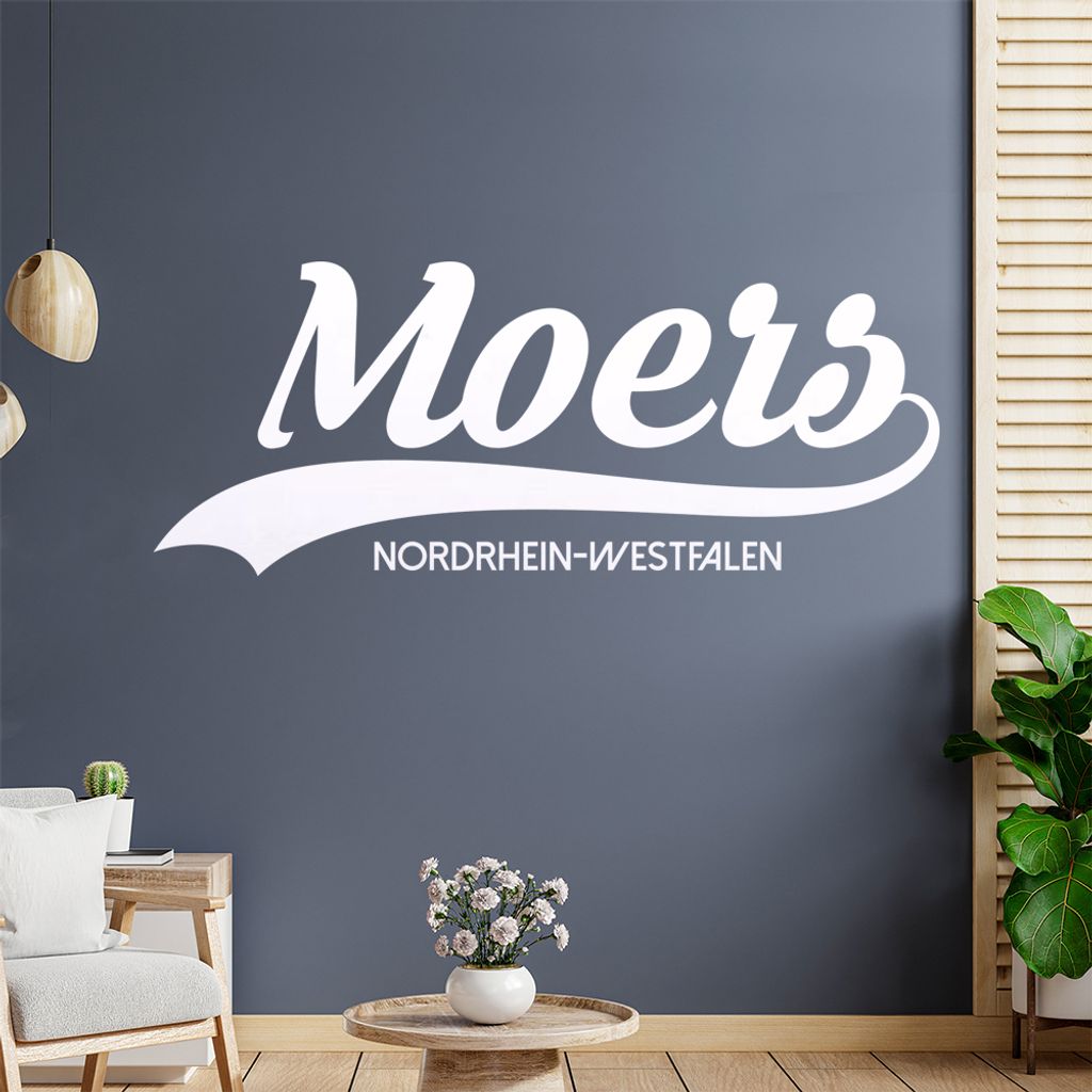 Moers Nordrhein-Westfalen Wandtattoo Wandaufkleber Wall Sticker - Dekoration, Küche, Wohnzimmer, Schlafzimmer, Badezimmer