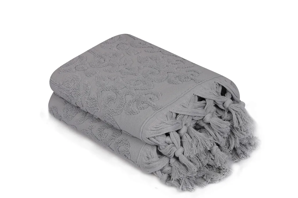 Asciugamani Mijolnir Grigio 550 gr/m²: Puro Cotone per Bagno