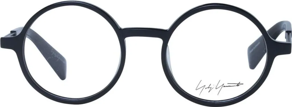 Lunettes de vue Yohji Yamamoto YY1006 47002 style vintage rond chic noir