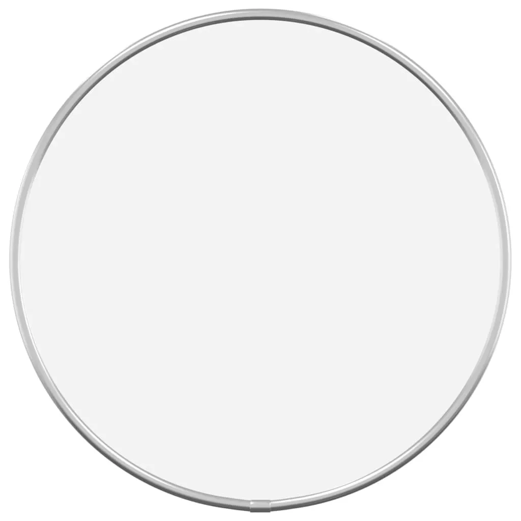 Specchio Argento Rotondo 30 cm da Parete: Montaggio Facile e Sicuro