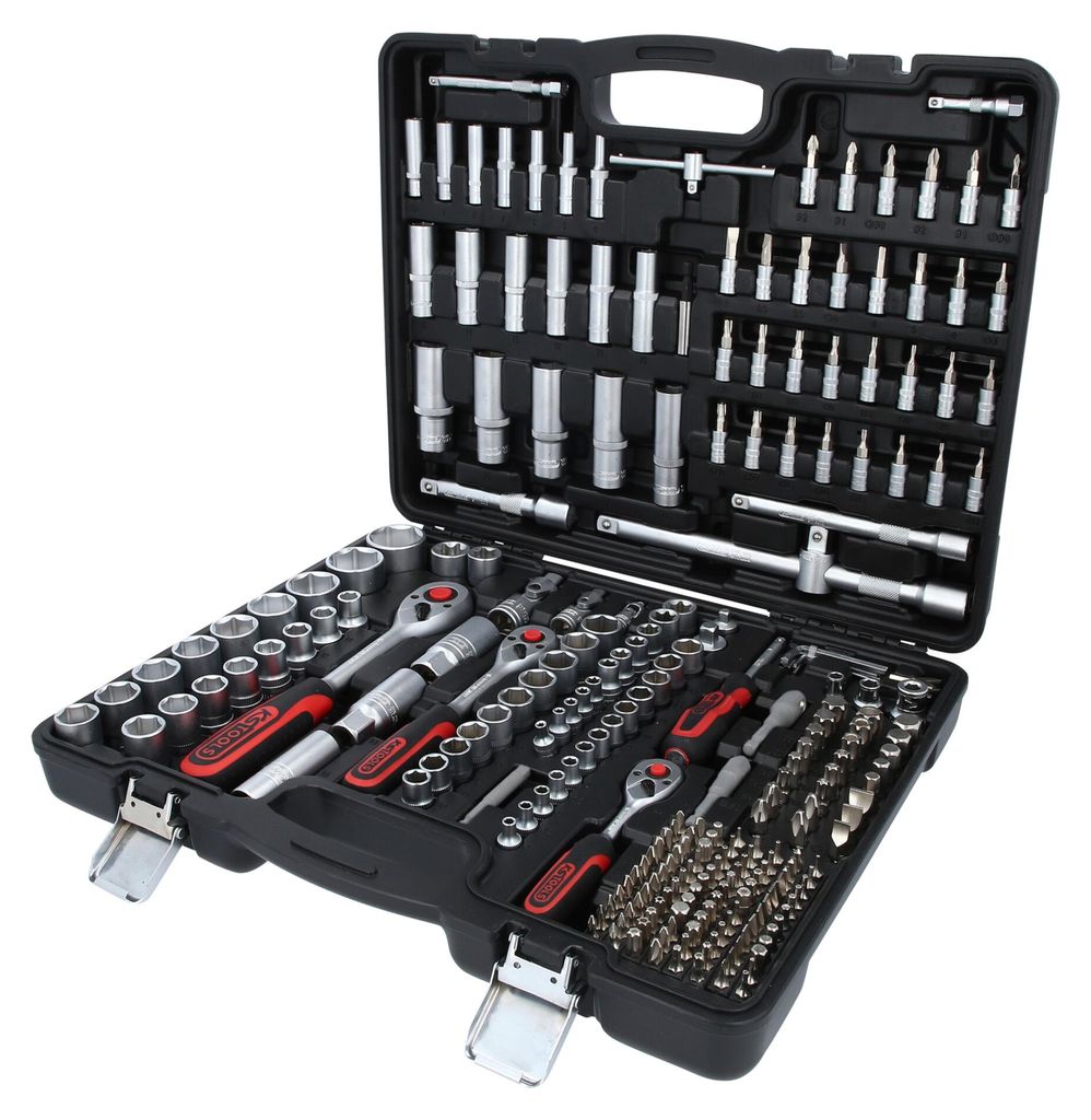 KS Tools  1/4"+3/8"+1/2" Steckschlüssel-Satz, 255-tlg, Produktbild 