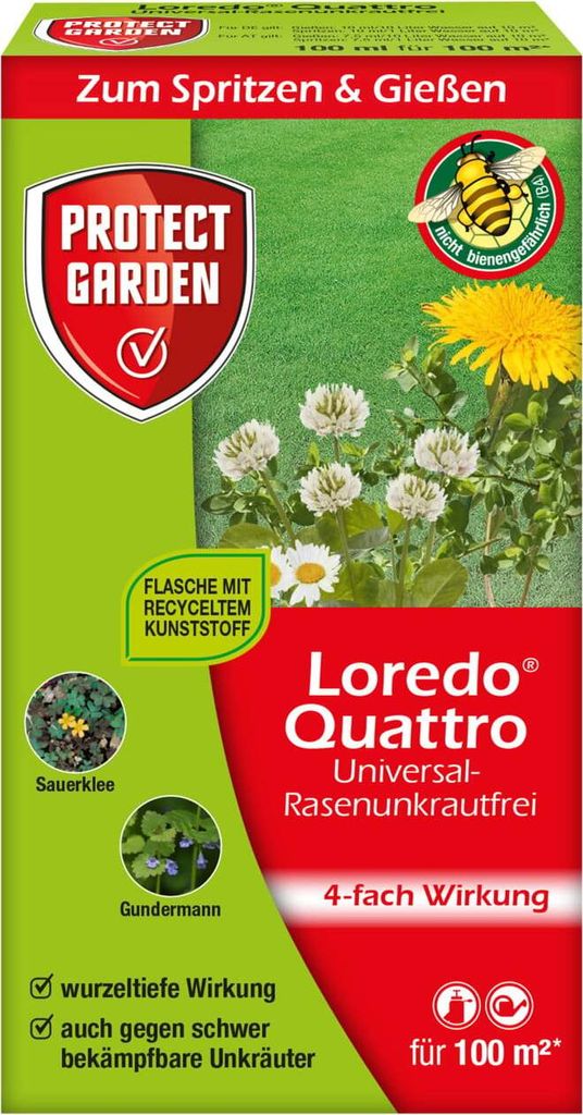 PROTECT GARDEN Loredo® Quattro Universal-Rasenunkrautfrei Produktbild 