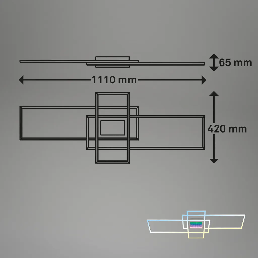 Plafonnier LED Misy contre l'Éclairage Terne : Effet Miroir et Variable - 8