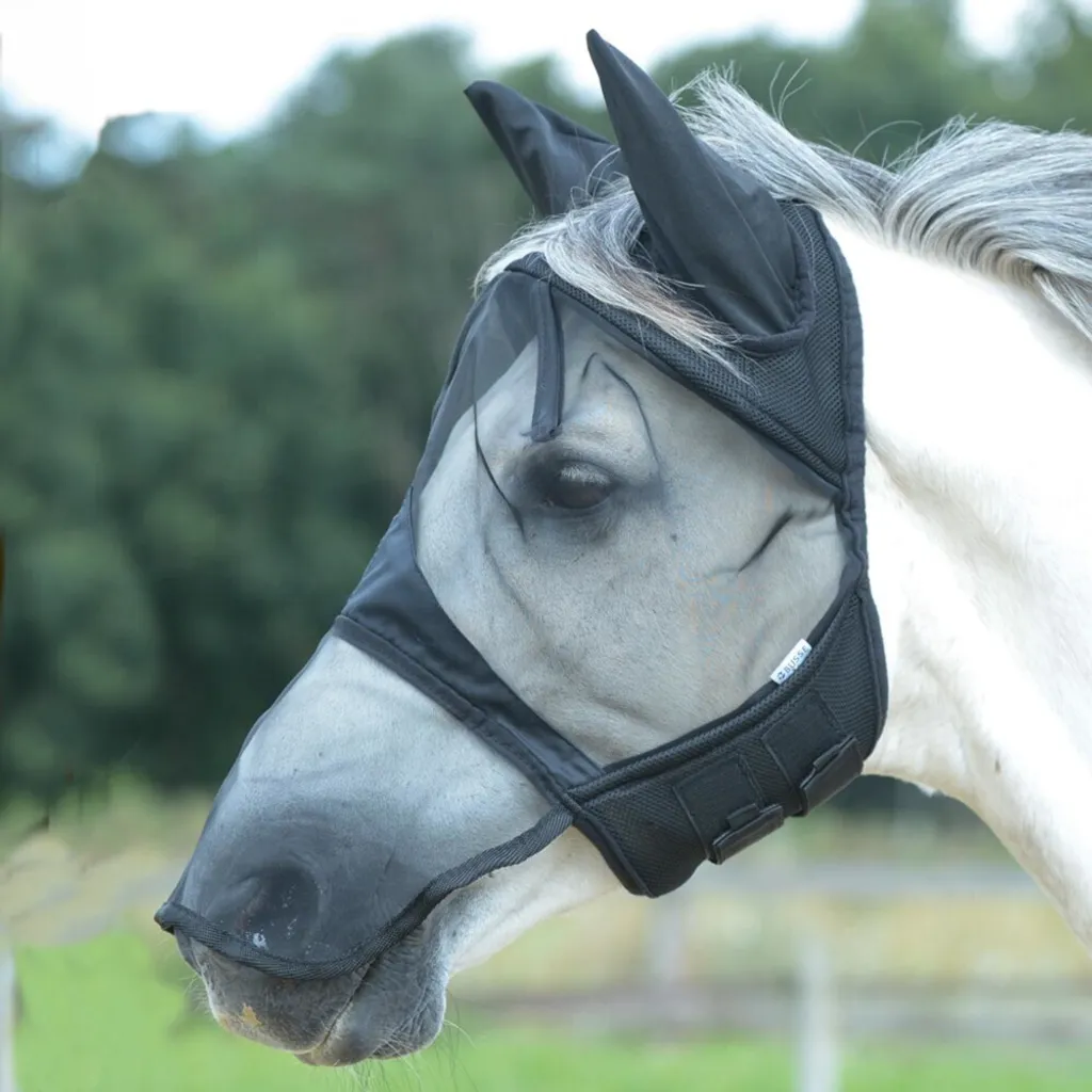 Maschera Antimosche BUSSE Pro Gap II Pony - Tessuto 3D Mesh e Lycra