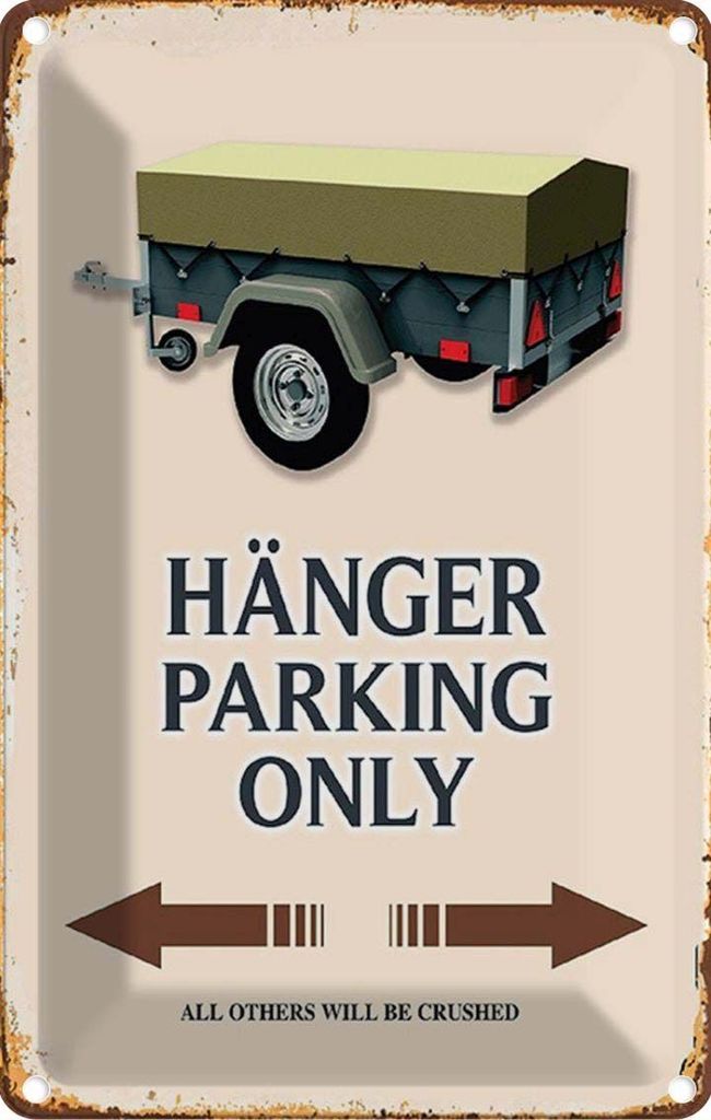 vianmo Blechschild 20x30 cm Hänger parking only all others Parkplatzschild