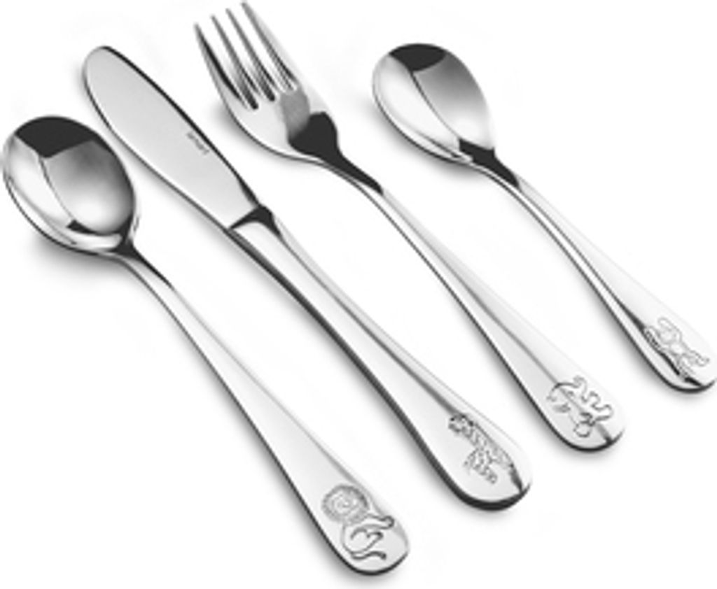 Lt5005 Dětské Příbory Set 4Ks Zoo Lamart Immagine del prodotto 