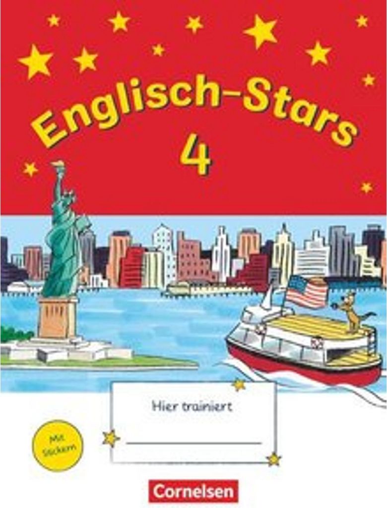 Englisch-Stars 4. Schuljahr. Übungsheft: Mit Lösungen (Englisch-Stars, Allgemeine Ausgabe, 4. Schuljahr)
