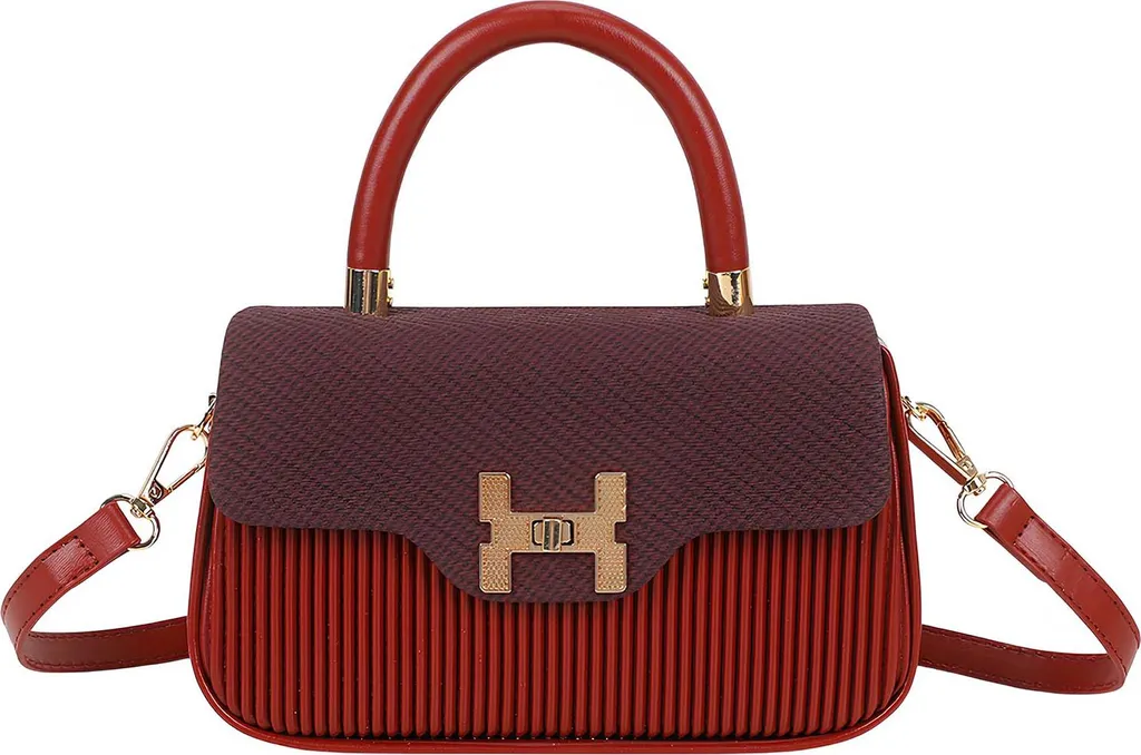 Borsa Donna Gallantry Corduroy Rosso: Look Urban Chic con Tracolla