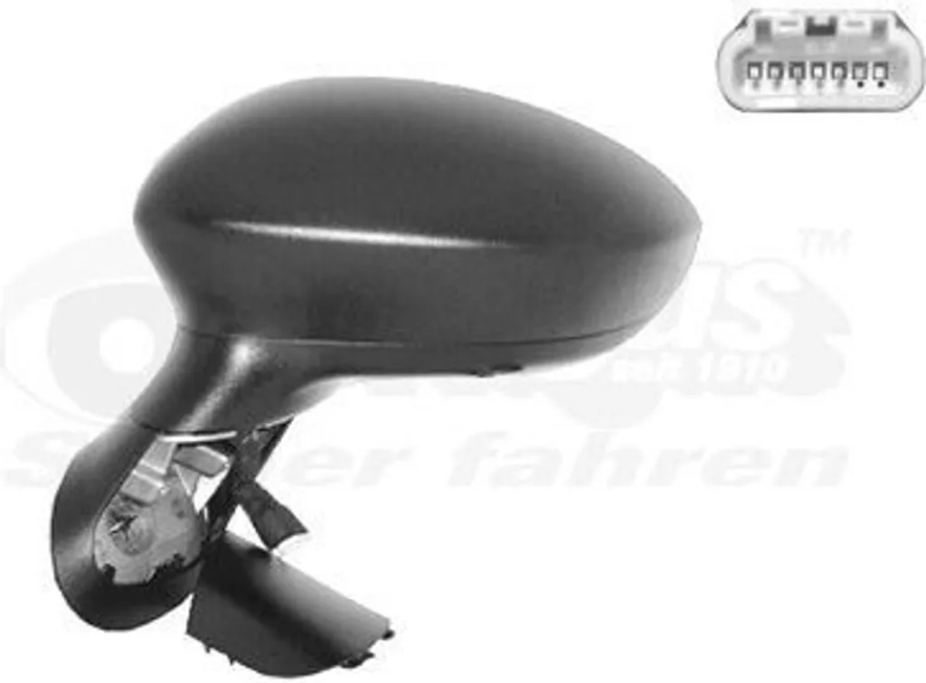 Rétroviseur pour Fiat VAN Wezel 1624807 idéal pour remplacement carrosserie