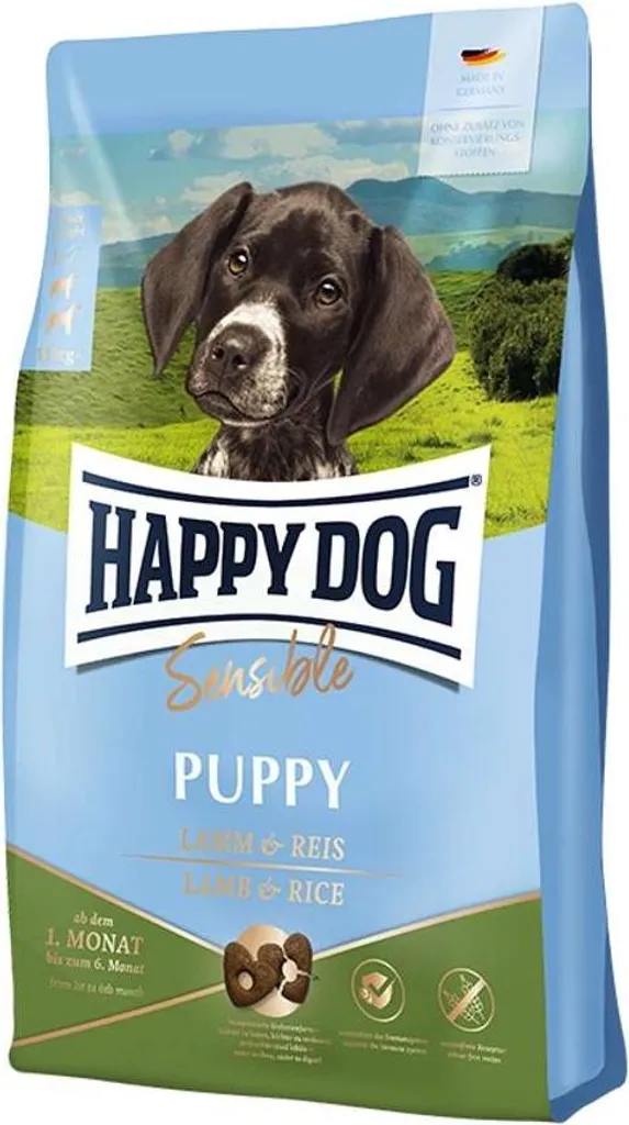 Happy Dog Crocchette Secche Sensible Puppy Agnello & Riso 4kg