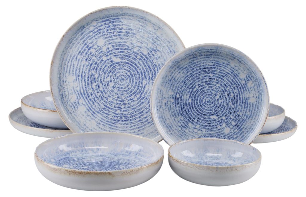 CreaTable, 25398, Uno Mykonos Glänzend, Tellerset 8-tlg, Produktbild 
