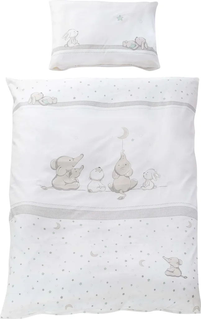 Linge de lit complet en satin de coton bio 120 fils - Parure 240x220 cm