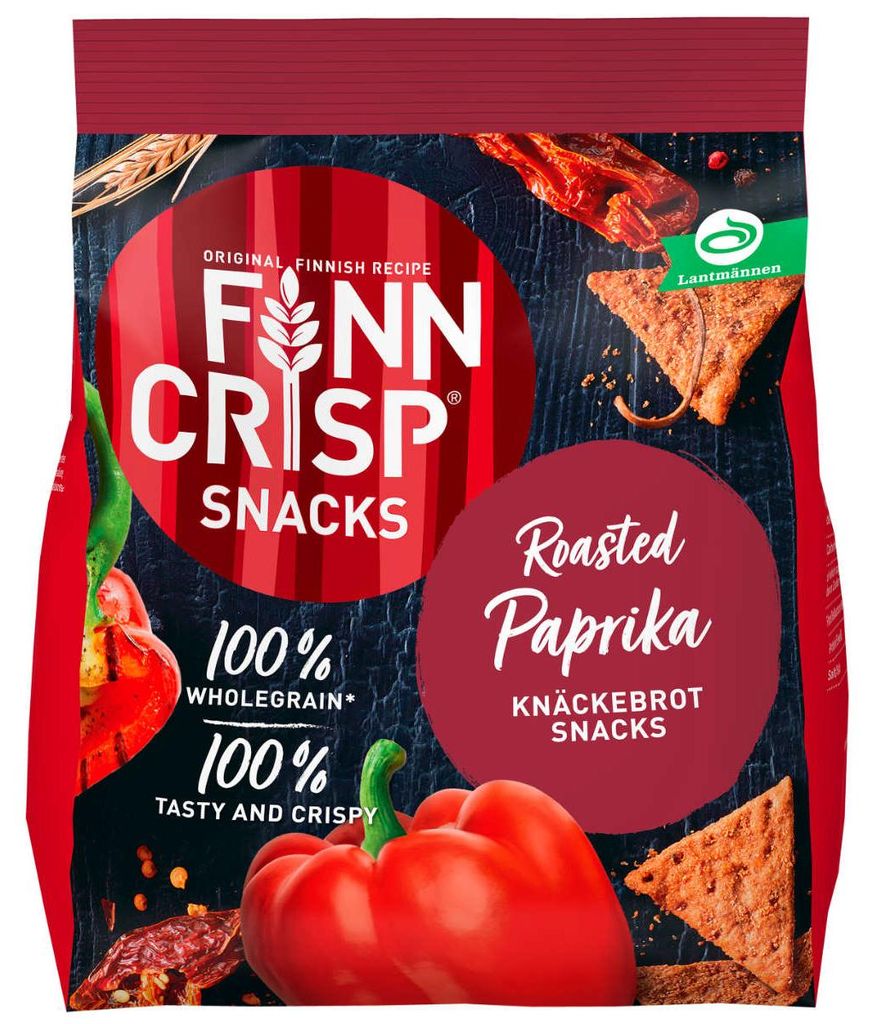 Finn Crisp Snacks Roasted Paprika 150g Produktbild 