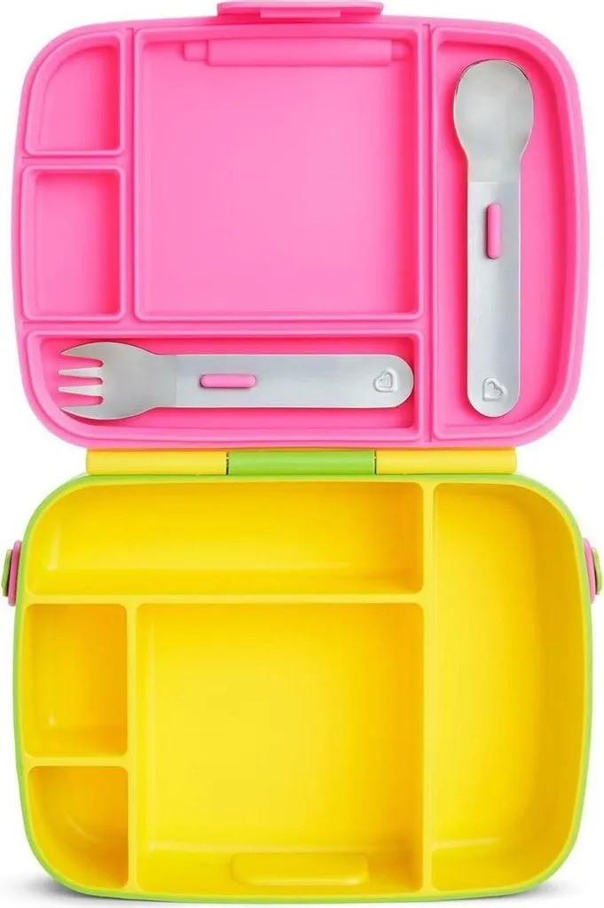 Munchkin Lunch Box Ergonomica 5 Scomparti | Kit Pranzo Completo Inox - 2