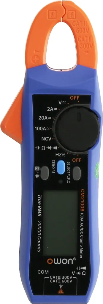 Pince Ampèremétrique Bluetooth 100A AC DC True RMS OWON CM2100B Pro - 3